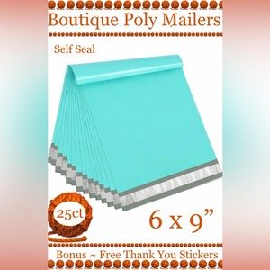 25ct ~ 6x9”~Poly Mailer Bags 🧶🆕🧶
25ct ⭐️Free Thank You Stickers